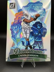 2025 Calvin Johnson Donruss DOWNTOWN #4 SSP Jumbo Oversized Lions Megatron HOF - Picture 1 of 1