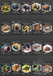 TOGO - 2015 MNH "Nature & Wild Life" Four Complete Sets!! - Bild 1 von 1