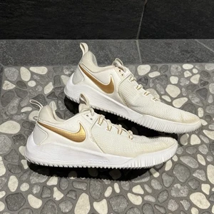 Nike Air Zoom Hyperace 2 Hombres 6 Blanco Dorado Voleibol Zapatos DM8199-170 *MANCHAS - Imagen 1 de 11