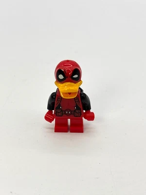 Minifigura Lego personalizada exclusiva del pato Deadpool de Marvel SDCC limitada Foto 1 de 3