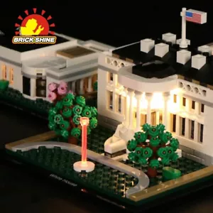 Brick Shine- LED Light Kit for LEGO The White House 21054 (100% Rating) - Picture 1 of 5