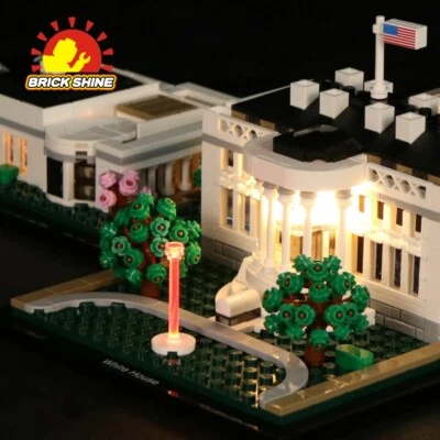 Brick Shine- LED Light Kit for LEGO The White House 21054 (100% Rating)  - Image 1 of 4