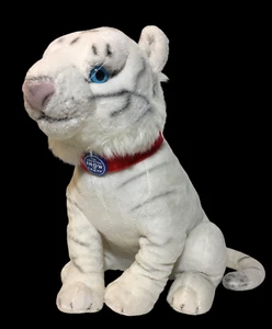 Peluche tigre bianca peluche Barnum circo gatto più grande spettacolo sulla terra 12"  - Foto 1 di 9