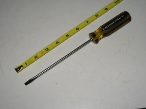 3/16 Zoll x 6 Zoll Schlitzschraubendreher, OAL ist 9-1/2 Zoll, USA, Blackhawk # ST-1046 - Bild 1 von 1