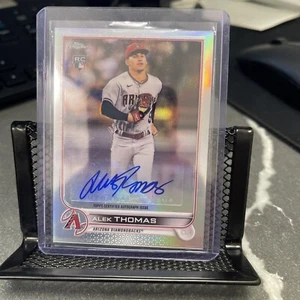 2022 Topps Chrome Update Series - Autographs #AC-AT Alek Thomas (AU, RC) - Picture 1 of 2