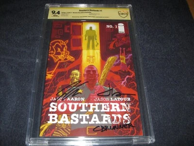 Southern Bastards #1 Heroes Con Exclusive CBCS 9.4 Image Comics 2014 Signed x 3 - Image 1 of 2