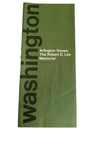 Robert E. Lee Memorial Arlington Washington DC Tours Vintage 1977 Brochure - Picture 1 of 6