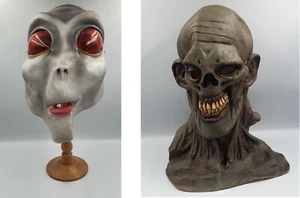 HORROR Y CIENCIA FICCIÓN: MÁSCARA ALIENÍGENA Y MÁSCARA GHOUL AUTOPSIA - AMBAS USADAS (PJ) - Imagen 1 de 12