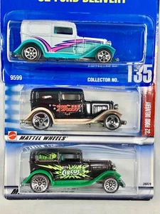 Hot Wheels - Ford Delivery '32 - Lote de 3 variaciones, 1991, 2000 y 2002 - Imagen 1 de 9