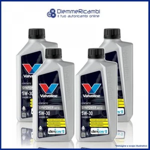 4 LITRI OLIO VALVOLINE 5W30 SYNPOWER MST C2 C3 - GM Dexos 2 - API SN/CF - MB - Imagen 1 de 4