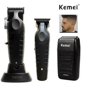 Kemei KM-2296 KM-2299 KM-1102 Hair Clipper Kit Men's Electric Shaver Hair Trimme - Picture 1 of 34