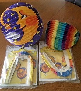 4-tlg. Set Lampions/Laternen "Sonne, Mond, Regenbogen" - Bild 1 von 2