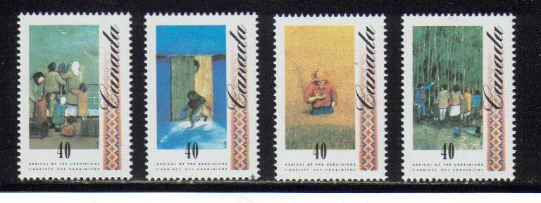 1991 Canada SC# 1326-1329 - Arrival of Ukrainians Lot# 222 M-NH   - Image 1 of 1