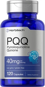 PQQ 40Mg | 120 Capsules | Maximum Strength | Non-Gmo and Gluten Free Supplement - Picture 1 of 12
