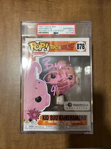 Funko Pop! Dragonball Z #878 Kid Buu Kamehameha Signed By Josh Martin PSA Encap. - Picture 1 of 5