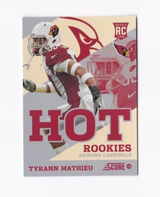 2013 Score Hot Rookies Retail #44 Tyrann Mathieu RC Arizona Cardinals LSU Tigers - Image 1 of 2