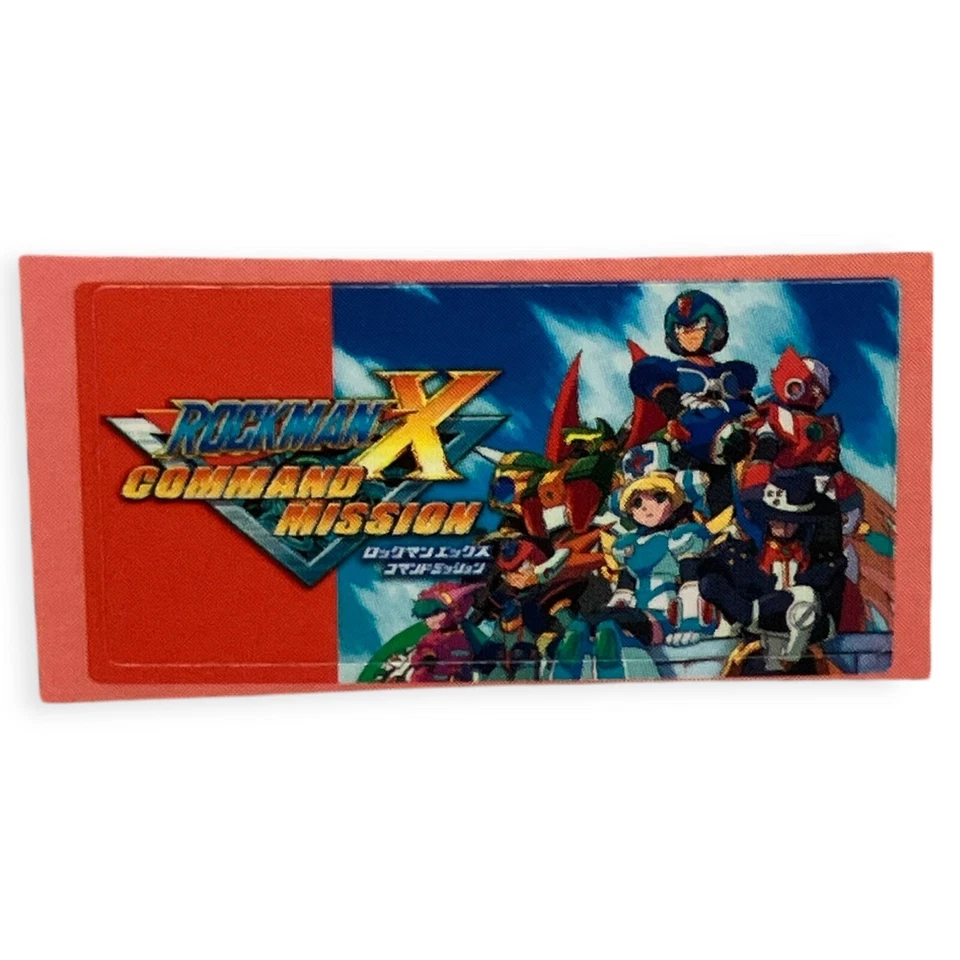 Sony PlayStation 2 PS2 Rockman Mega Man X Command Mission Memory Card Sticker - Image 1 of 1