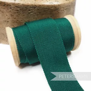 35mm 100% Cotton Millinery Petersham Ribbon for Millinery and Hat Making - 1m - Picture 1 of 72