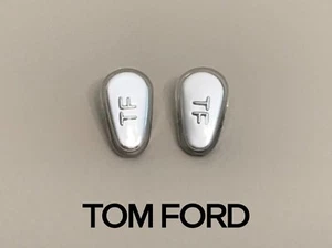 Almohadillas nasales atornillables de repuesto plateadas Tom Ford para gafas de sol gafas de silicona - Imagen 1 de 4