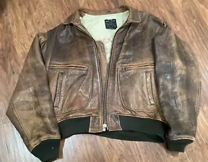 Vintage 1987 Authentic Avirex Official U.S. War Bomber Jacket Gr. XL - Bild 1 von 8