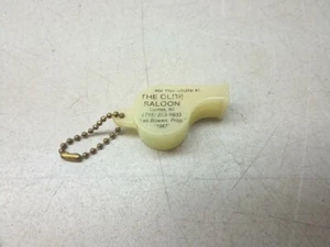 The Olde Saloon Curtiss Wisconsin Plastic Whistle Vintage Advertising Promo - Picture 1 of 6