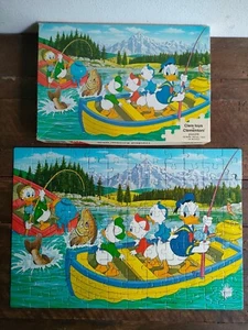 Walt Disney Paperi Puzzle Clementoni 120 Pezzi Clem Toys Vintage 1980's - Foto 1 di 8
