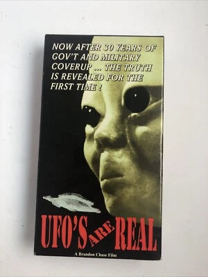 UFO's Are Real VHS Brandon Chase Film Government Conspiracy Aliens 1979/1993 - Image 1 of 4