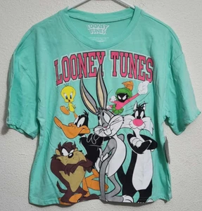 Looney Tunes Graphic Print Girls T-Shirt Short-Sleeve Size XL - Picture 1 of 3