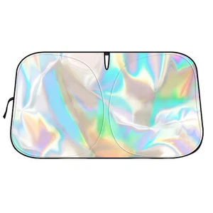 Large Size Standard Car Sunshades Laser UV Reflector Sunshade Front Windshield - Picture 1 of 12