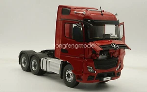 1/24 Scale Mercedes Benz Actros Truck Tractor Red Diecast Toy Collections NIB - Picture 1 of 7
