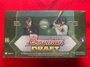 2020 Bowman Draft Jumbo baseball box factory Sealed 3 autographs - Picture 1 of 5