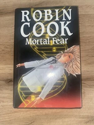 Mortal Fear Robin Cook 1988 Hard Cover Dust Jacket Vintage Book - Image 1 of 4