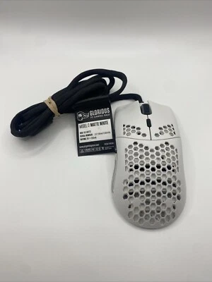 Glorious Model O Wired PC Gaming Mouse - White (GO-WHITE) - Image 1 of 2