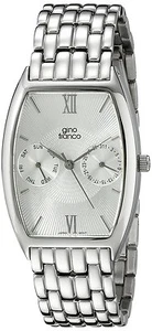 Gino Franco Men's Analog Rotavo Stainless Steel Multi-Function Bracelet Watch - Picture 1 of 2