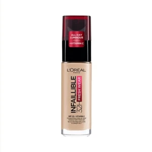 L'Oreal Infaillible 32H Fresh Wear 130 True Beige Liquid Foundation Exp 03/2027 - Picture 1 of 1