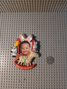 HALLMARK KEEPSAKE ORNAMENT ~ BABY'S FIRST CHRISTMAS ~ PHOTO HOLDER ~ 2012 - Picture 1 of 2