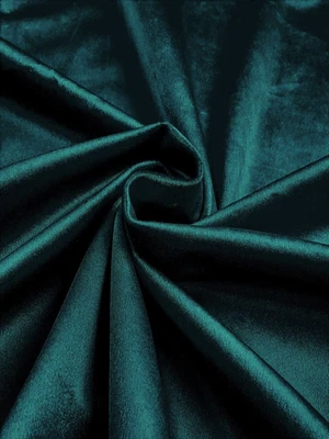 Tela de terciopelo real para tapicería de peso pesado Hunter verde 60" por yarda Foto 1 de 4