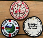 Lot (3) Vintage BSA Boy Scouts Patches 1978 Massasoit MA Campout, Project Soar +