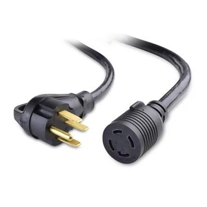 4 Prong 30 to 50 AMP Adapter Generator RV Cord 1.5 Feet NEMA 14-50P to L14-30R - Picture 1 of 6