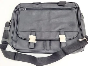 Black Laptop Messenger Bag With Shoulder Strap In Original Packaging Unbranded - Picture 1 of 6