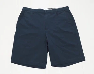 FootJoy Golf Shorts Mens 38 Dark Navy Blue Performance Stretch Tech Lisle Blend - Picture 1 of 4