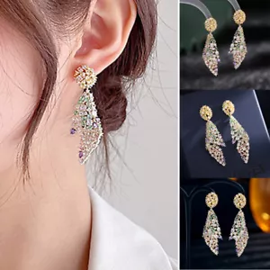 Pendientes colgantes largos de personalidad en forma de caracola joyería regalos de fiesta - Imagen 1 de 17