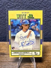 2022 Topps Brooklyn Collection Bobby Witt Jr. Rookie On Card Auto Gold 27/50 RC