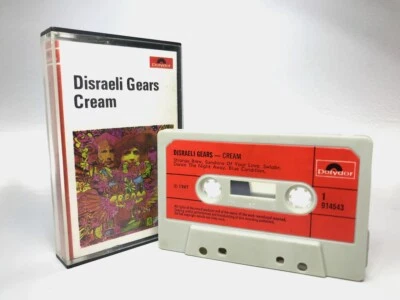 Cream DISRAELI GEARS Vintage Cassette 914 543 **EARLY ISSUE** RED PAPER LABELS - Image 1 of 4