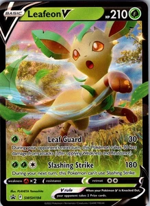 Leafeon V - SWSH194 SWSH: Sword & Shield Promo Cards NM Pokemon Fast Shipping - Picture 1 of 2