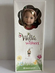 NIB American Girl Wellie Wishers Doll Willa with Book, Slight Box Damage See Pic - Picture 1 of 13