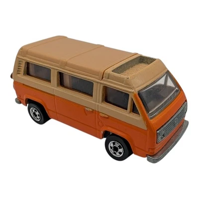 1981 HOT WHEELS SUNAGON VW Bus Camper With pop Up Top Mattel Black Tires - Image 1 of 4
