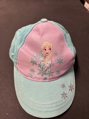 Gorra de béisbol Frozen Elsa Disney para niñas jóvenes pequeña aguamarina y lavanda Foto 1 de 4
