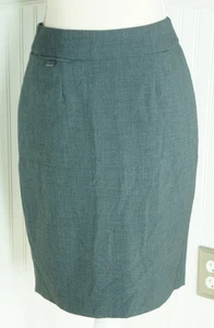 Calvin Klein Damen Preppy Straight & Pencil Rock Stretch Größe 2 Grau Büro - Bild 1 von 4