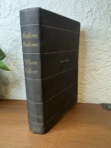 Absalom, Absalom! 1st Ed 1st Print William Faulkner HC Book w/ MAP 1936 - Imagen 1 de 11